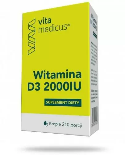 VitaMedicus witamina D3 2000IU krople 29,4 ml  zdjęcie