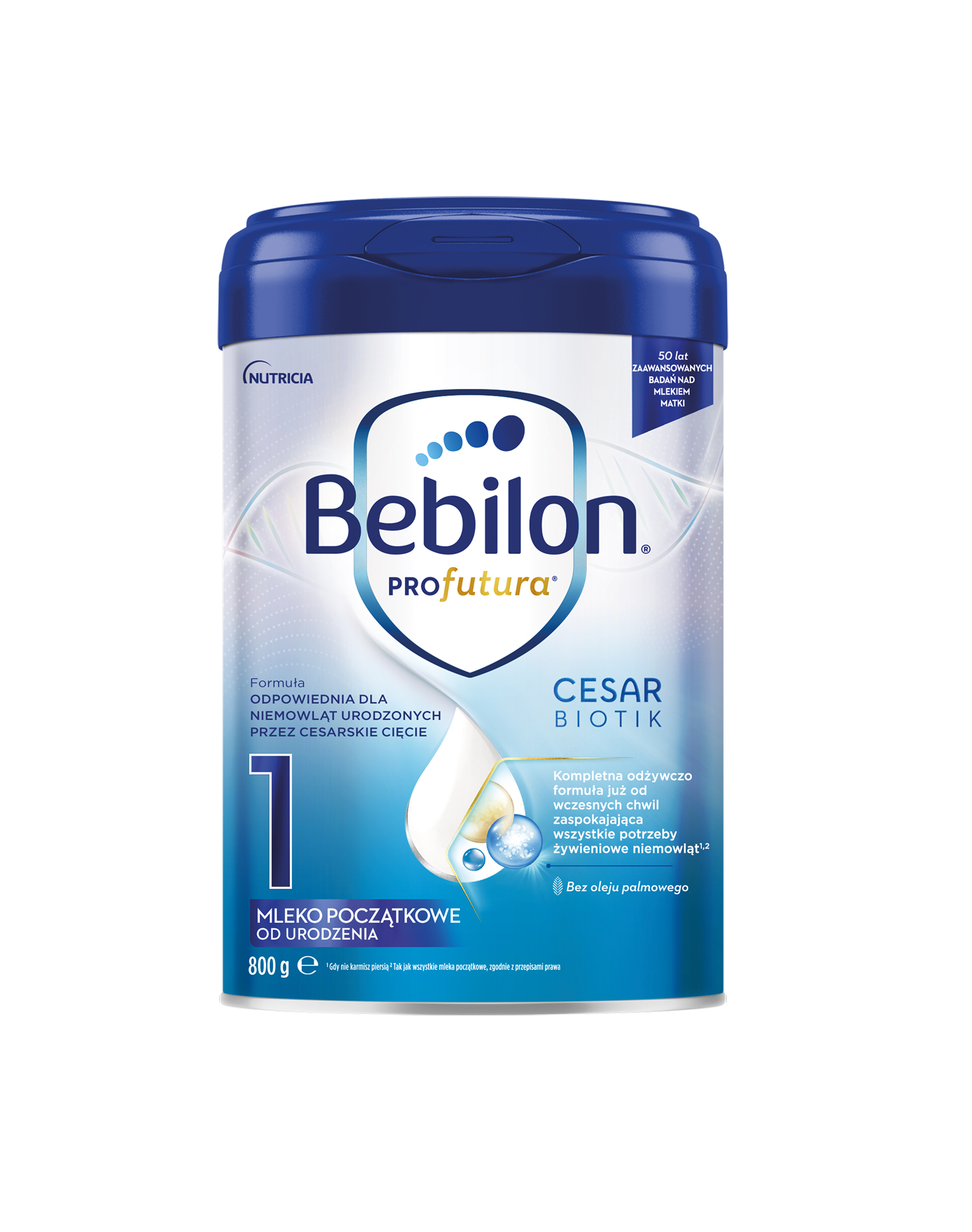 Bebilon Profutura Cesarbiotik 1 mleko początkowe od urodzenia 800 g zdjęcie