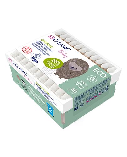 CLEANIC BABY ECO biodegradowalne patyczki dla niemowląt i dzieci 60 szt. zdjęcie
