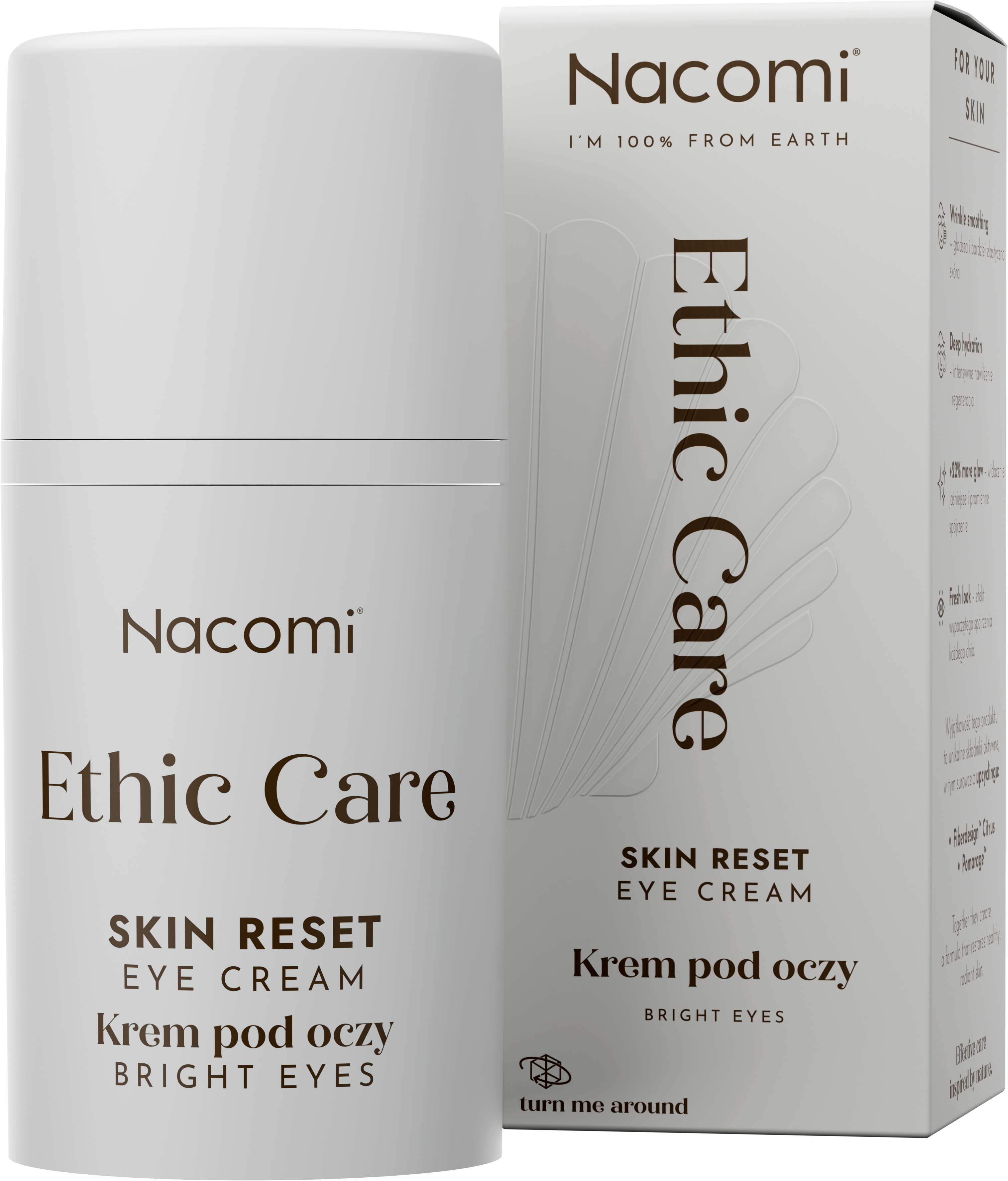 Nacomi Ethic Care Skin Reset Eye Cream Krem pod oczy, 15 ml zdjęcie