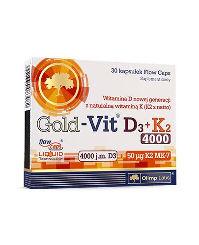 Olimp Gold-Vit D3+K2 4000 IU 30 kapsułek zdjęcie