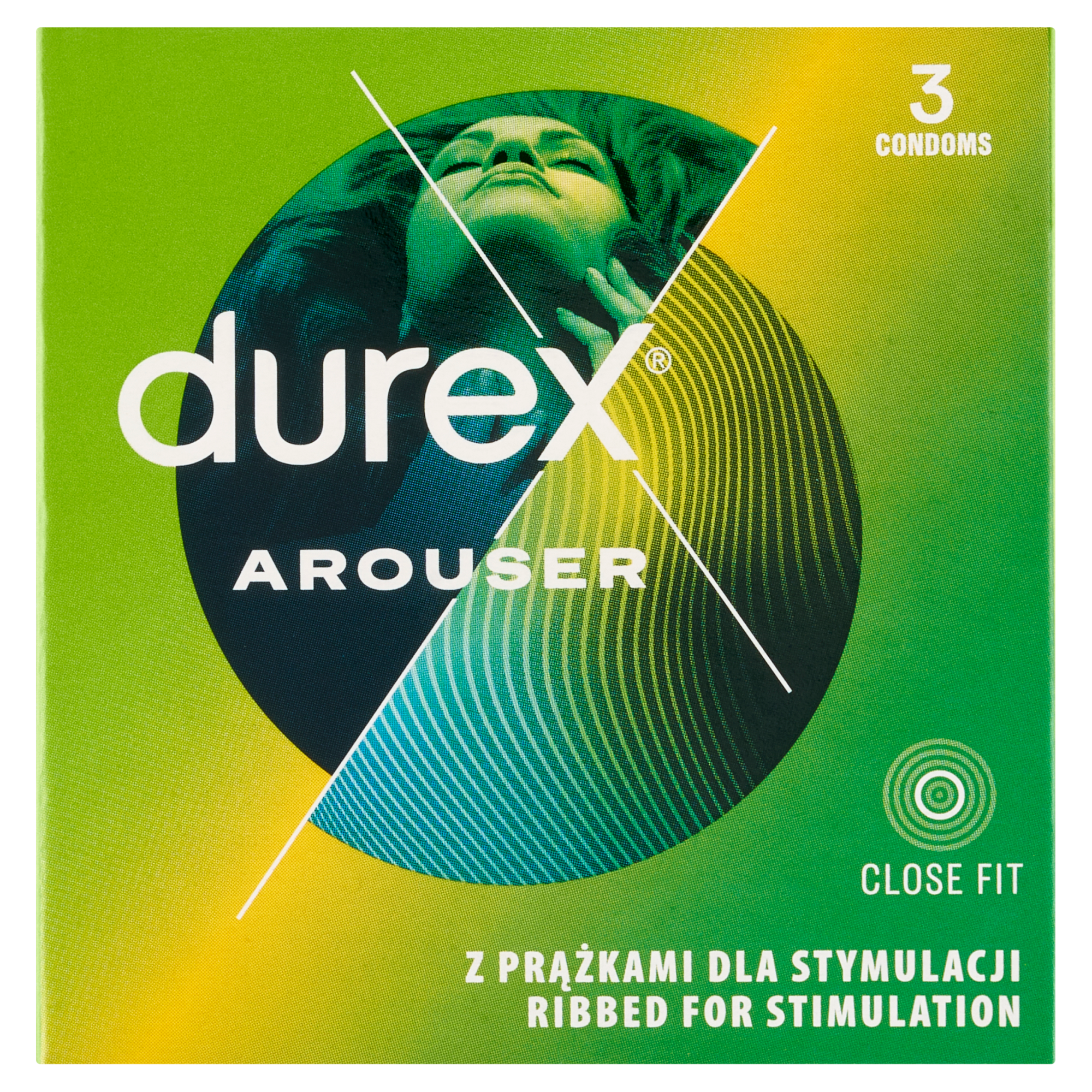 DUREX AROUSER Prezerwatywy nawilżane i prążkowane, 3 sztuki zdjęcie