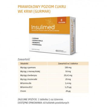 Colfarm Insulimed 60 tabletek