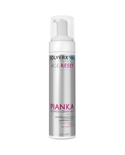SOLVERX AGE RESET Pianka do mycia twarzy i demakijażu, 200 ml zdjęcie