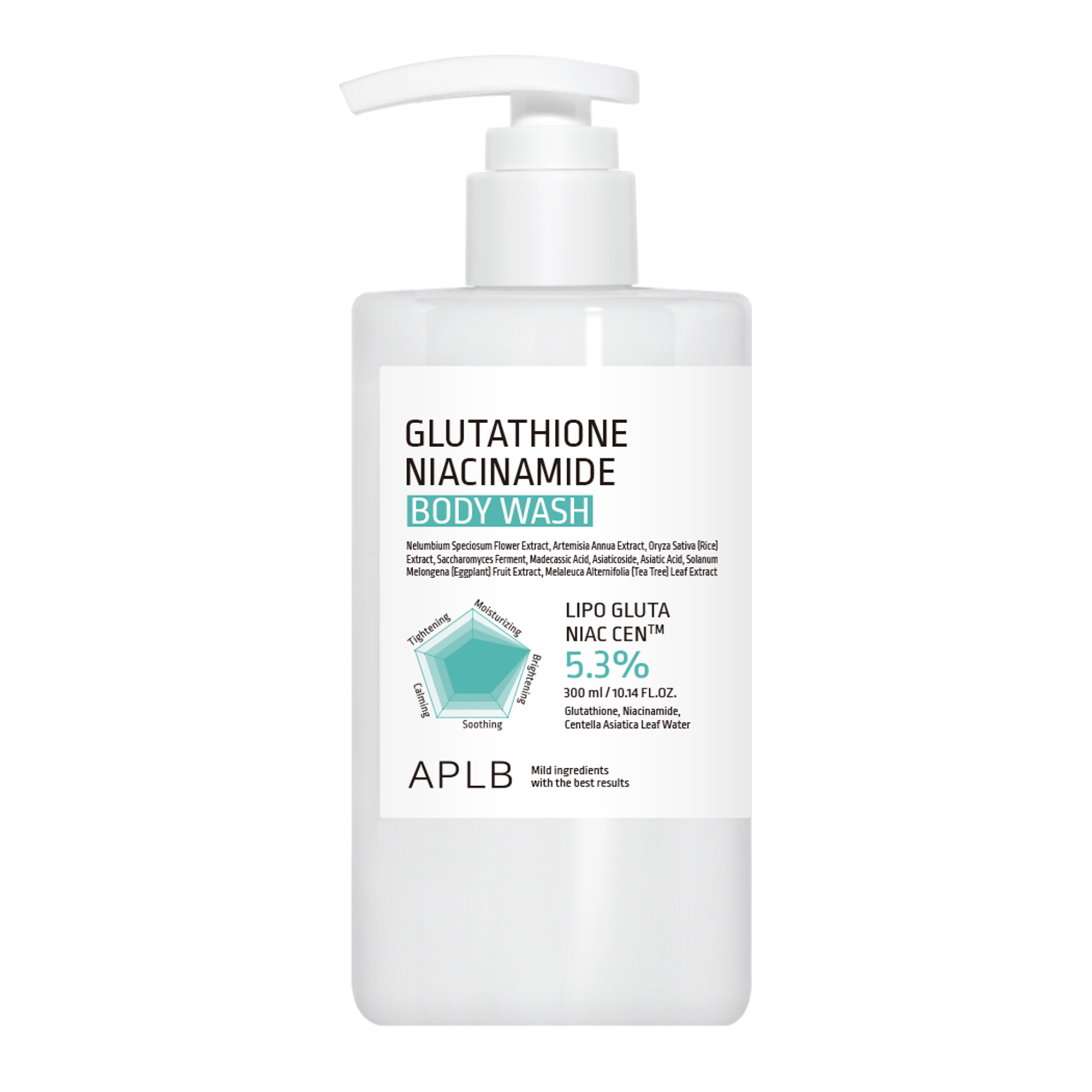 APLB Glutathione Niacinamide Body Wash Żel do mycia ciała z niacynamidem, 300 ml zdjęcie