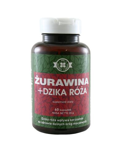 Żurawina + Dzika Róża - 60 kaps. - cena, opinie, wskazania zdjęcie