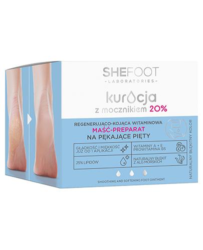 SheFoot Regenerująco-kojąca witaminowa maść-preparat na pękające pięty, mocznik 20%, 80 g zdjęcie