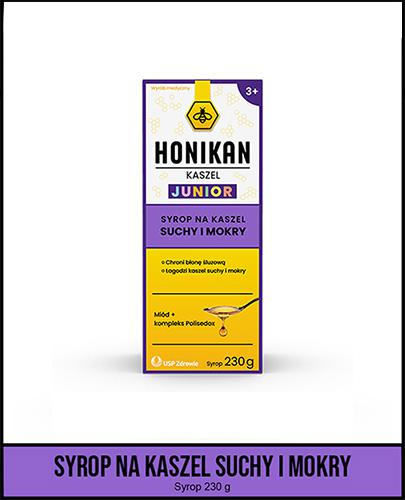 Honikan Kaszel Junior Syrop, 230 g, cena, opinie, wskazania zdjęcie