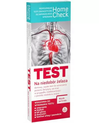 Home Check test na niedobór żelaza 1 sztuka zdjęcie