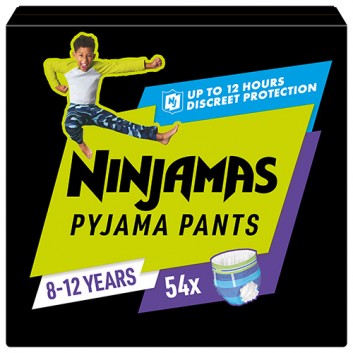 Pampers Ninjamas Pants 8-12 lat 54 sztuki Chłopiec