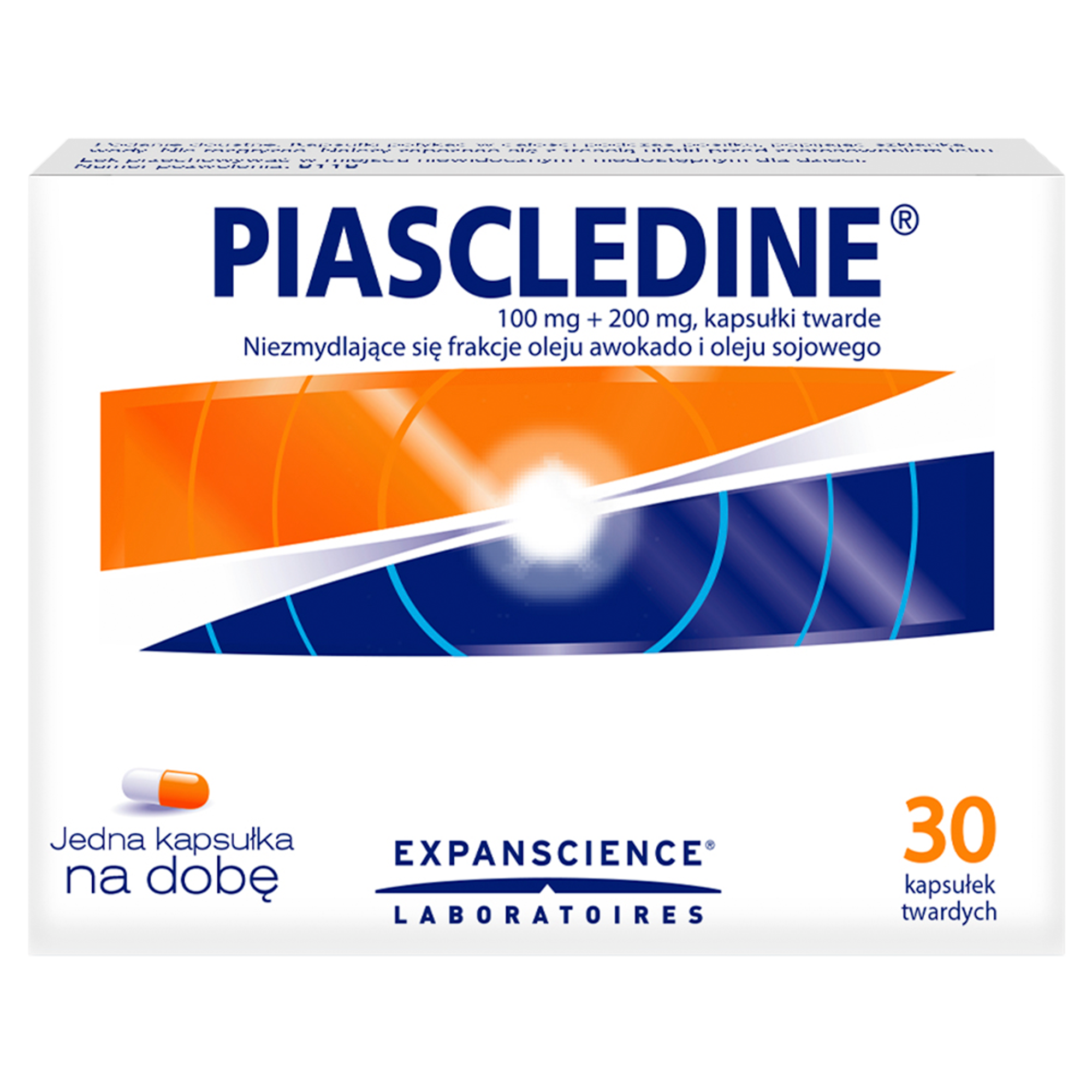 Piascledine, 100 mg + 200 mg, kapsułki twarde, 30 sztuk zdjęcie