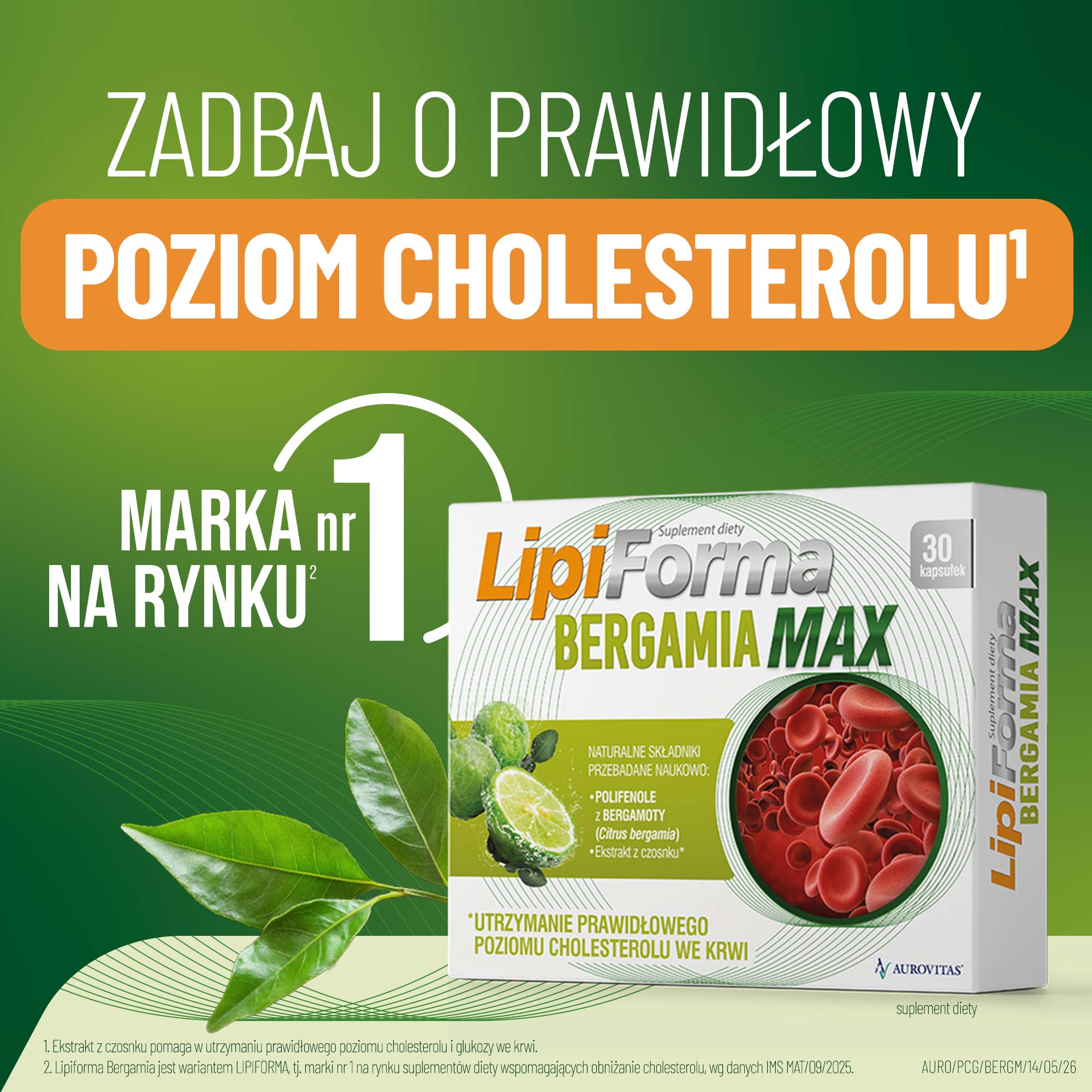 Lipiforma Bergamia Max, kapsułki, 30 sztuk