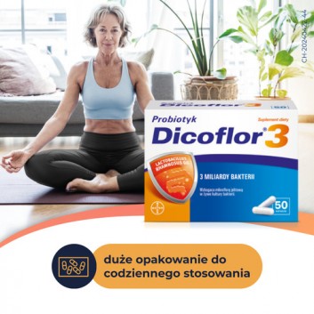 Dicoflor 3, kapsułki, 50 sztuk