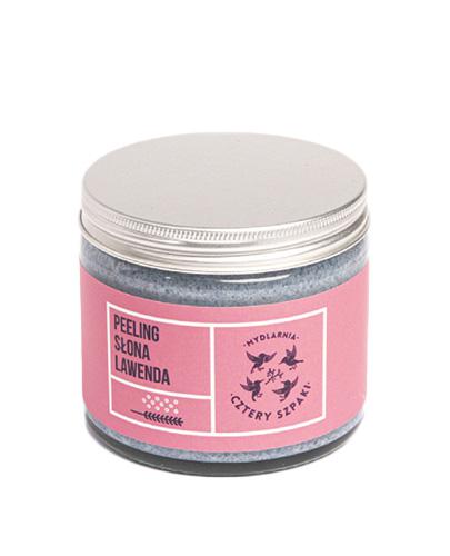 Mydlarnia Cztery Szpaki Peeling solny o zapachu lawendowo - cytrynowym, 250 ml  zdjęcie