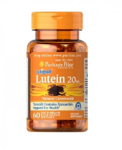 PURITAN'S PRIDE LUTEINA 20 mg - 60 kaps. - cena, opinie, właściwości zdjęcie