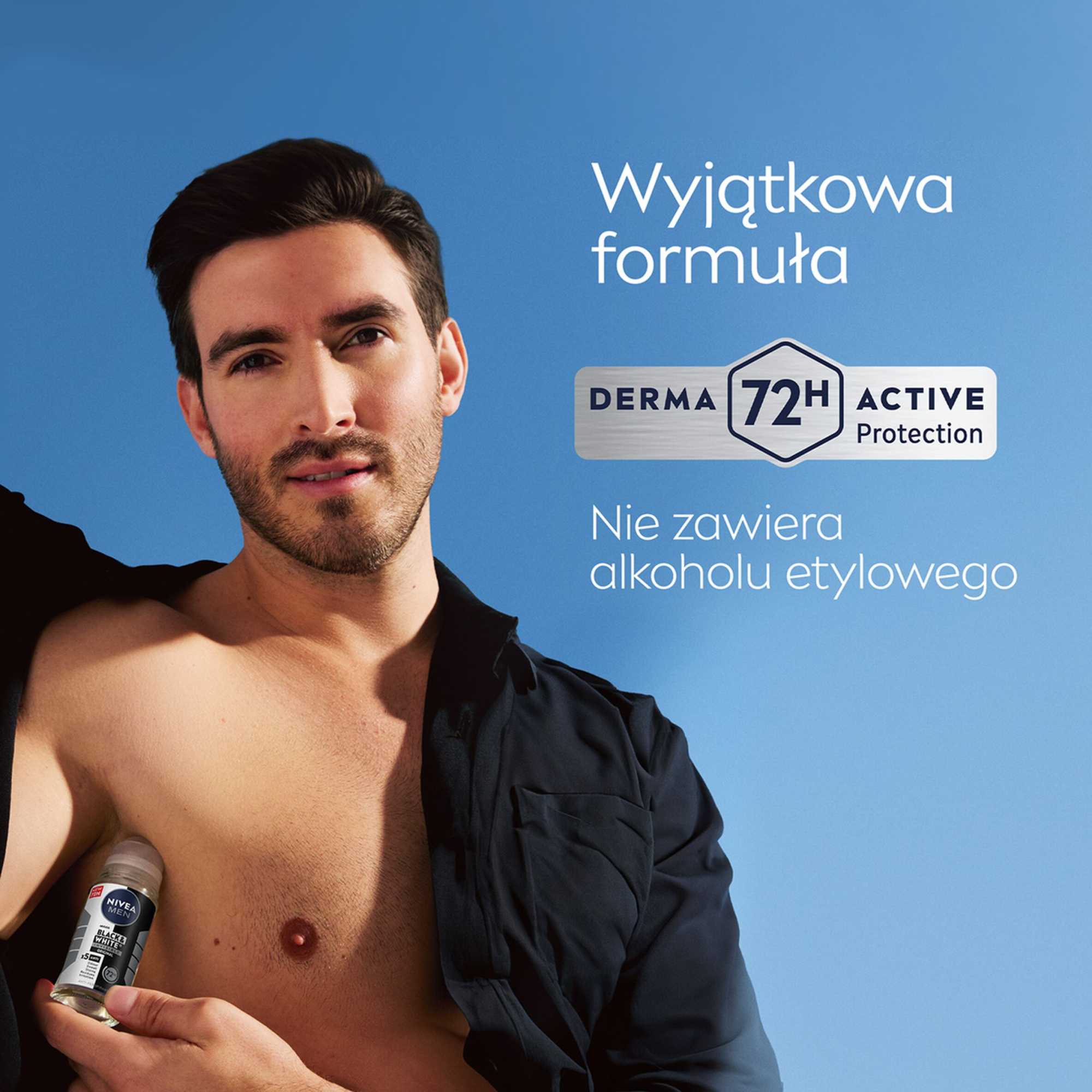 Nivea Men Black&White Invisible Original antyperspirant w kulce 50 ml