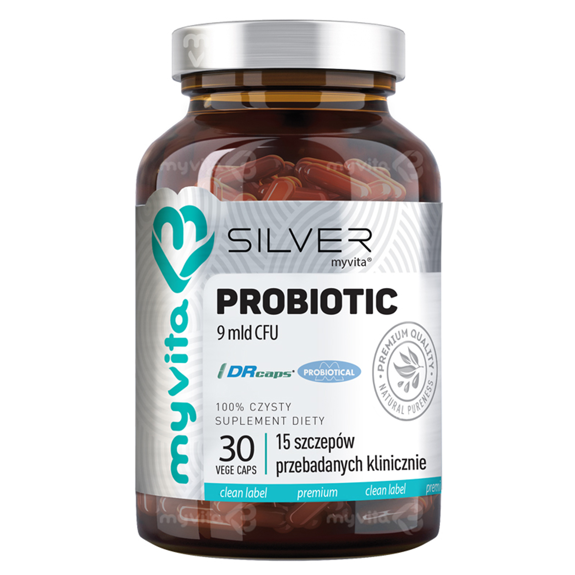 MYVITA SILVER Probiotic 9 mld CFU - 30 kaps. zdjęcie