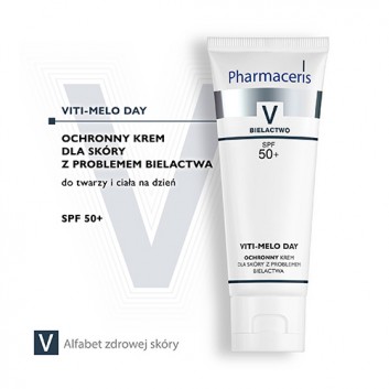Pharmaceris V Viti-Melo Day krem ochronny SPF50+ dla skóry z problemem bielactwa 75 ml