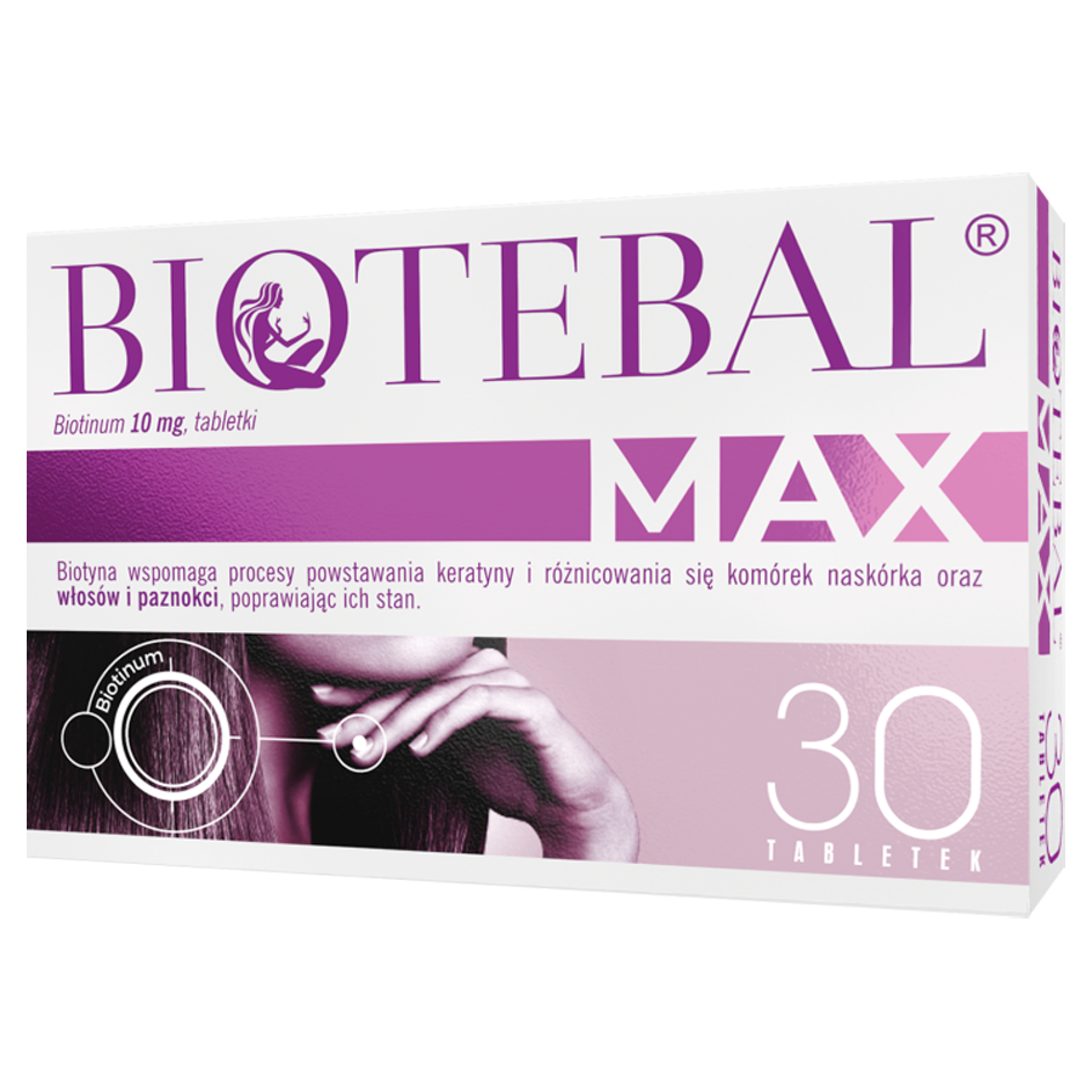 Biotebal Max 10 mg 30 tabletek zdjęcie