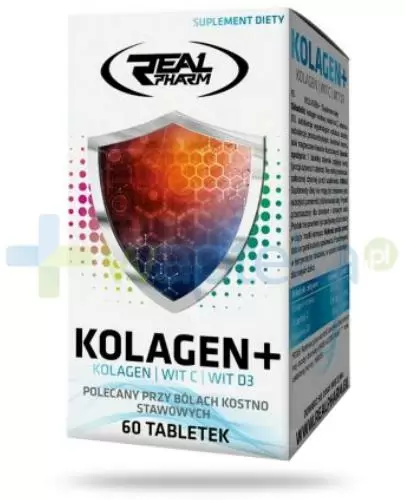 Real Pharm Kolagen+ 60 tabletek zdjęcie