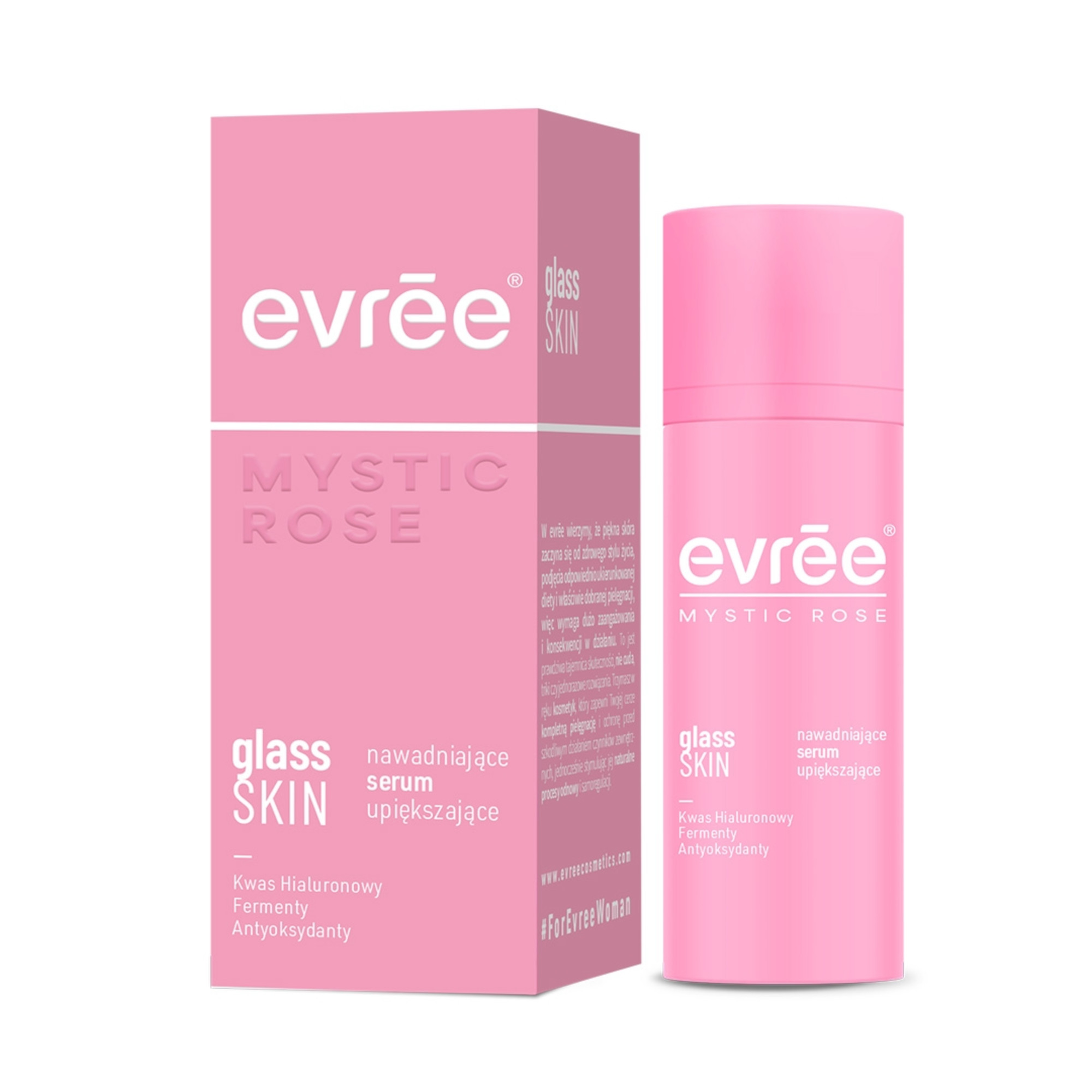 Evree Mystic Rose Glass skin Nawadniające serum upiększające, 30 ml zdjęcie