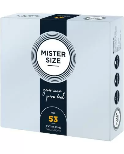 Mister Size prezerwatywy 53 mm 36 sztuk zdjęcie