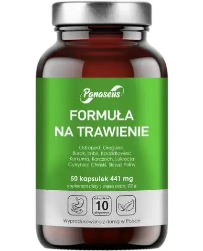 Panaseus formuła na trawienie 50 kapsułek zdjęcie