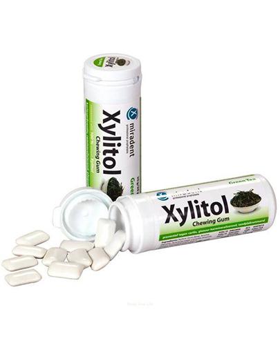 Miradent Xylitol Guma do żucia zielona herbata, 30 sztuk zdjęcie