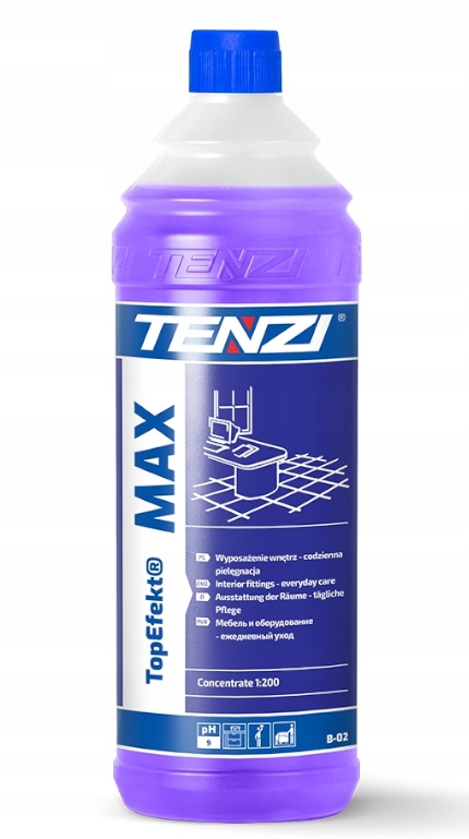 Tenzi TopEfekt MAX płyn czyszczenia i pielęgnacji mebli, 1l zdjęcie