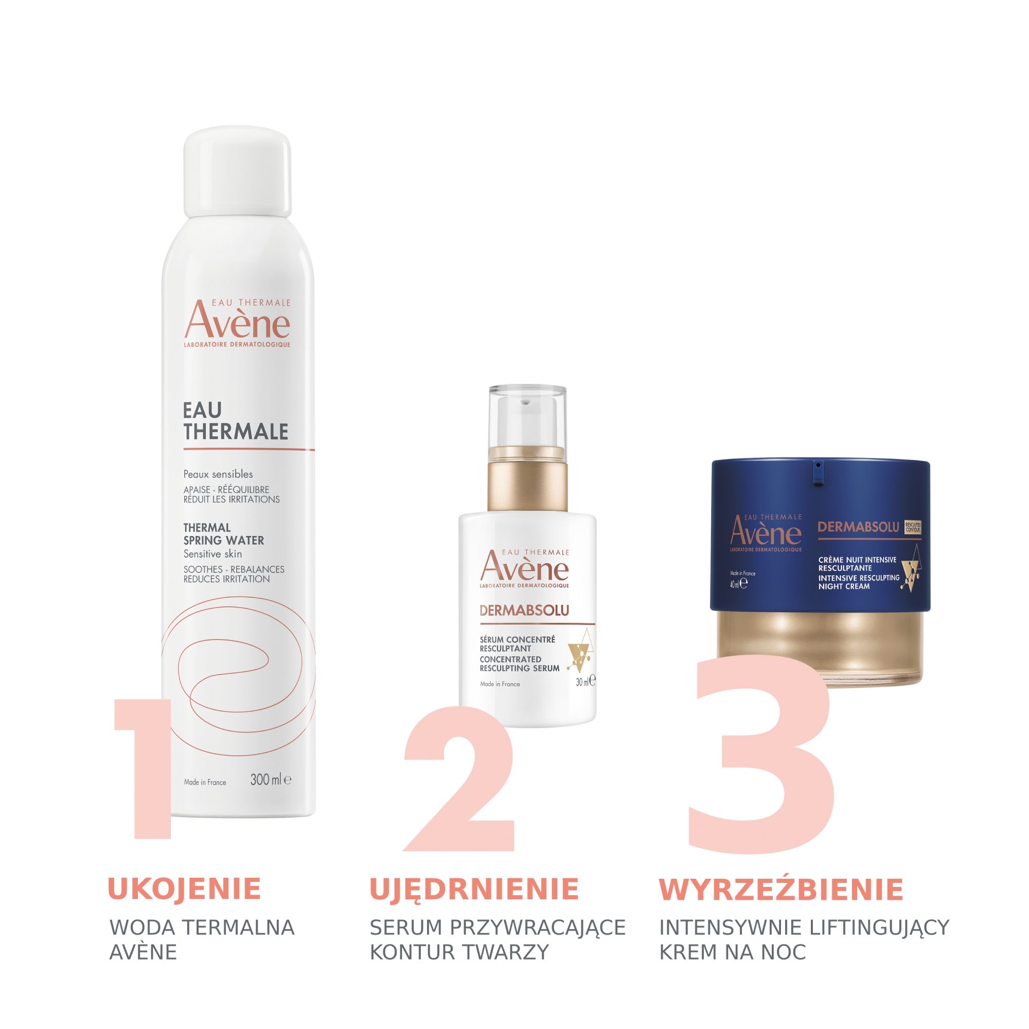 Avene Dermabsolu, krem intensywnie liftingujący na noc, 40 ml
