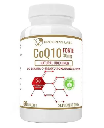 Progress Labs CoQ10 Forte 30 mg (koenzym Q10) 60 tabletek do ssania zdjęcie