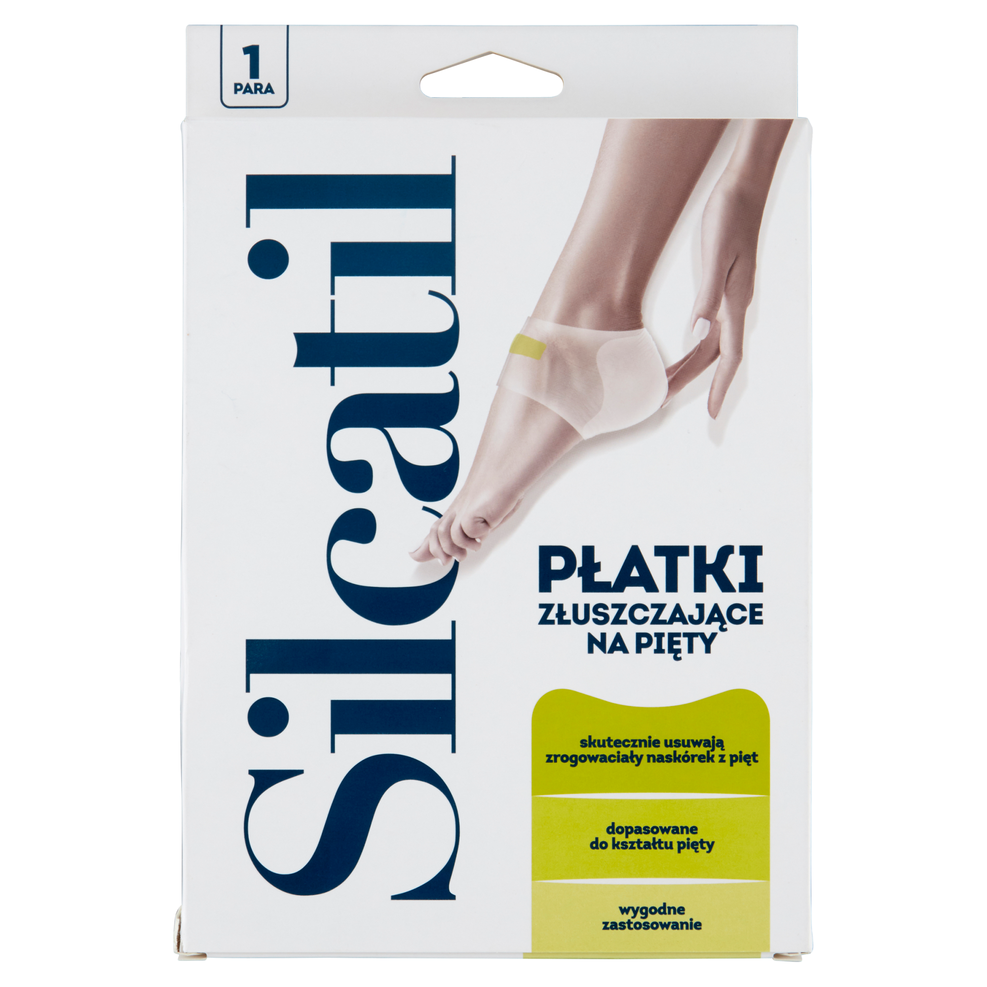 SILCATIL Płatki złuszczające na pięty - 1 para  zdjęcie
