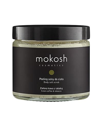 Mokosh Peeling solny do ciała Zielona kawa z tabaką - 300 g zdjęcie