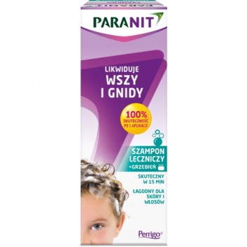 PARANIT Szampon leczniczy + grzebień, 200 ml