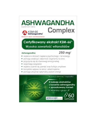 Ashwagandha Complex, 60 kapsułek zdjęcie