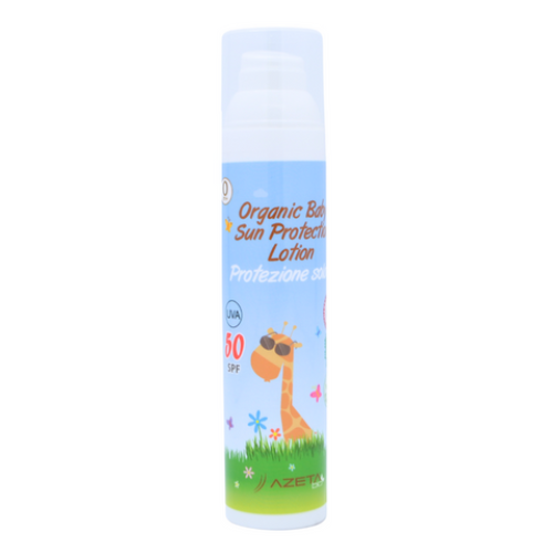 Azeta Bio, Organiczne mleczko ochronne na słońce z filtrami mineralnymi i SPF 50+ dla dzieci od 0m+, 100 ml zdjęcie