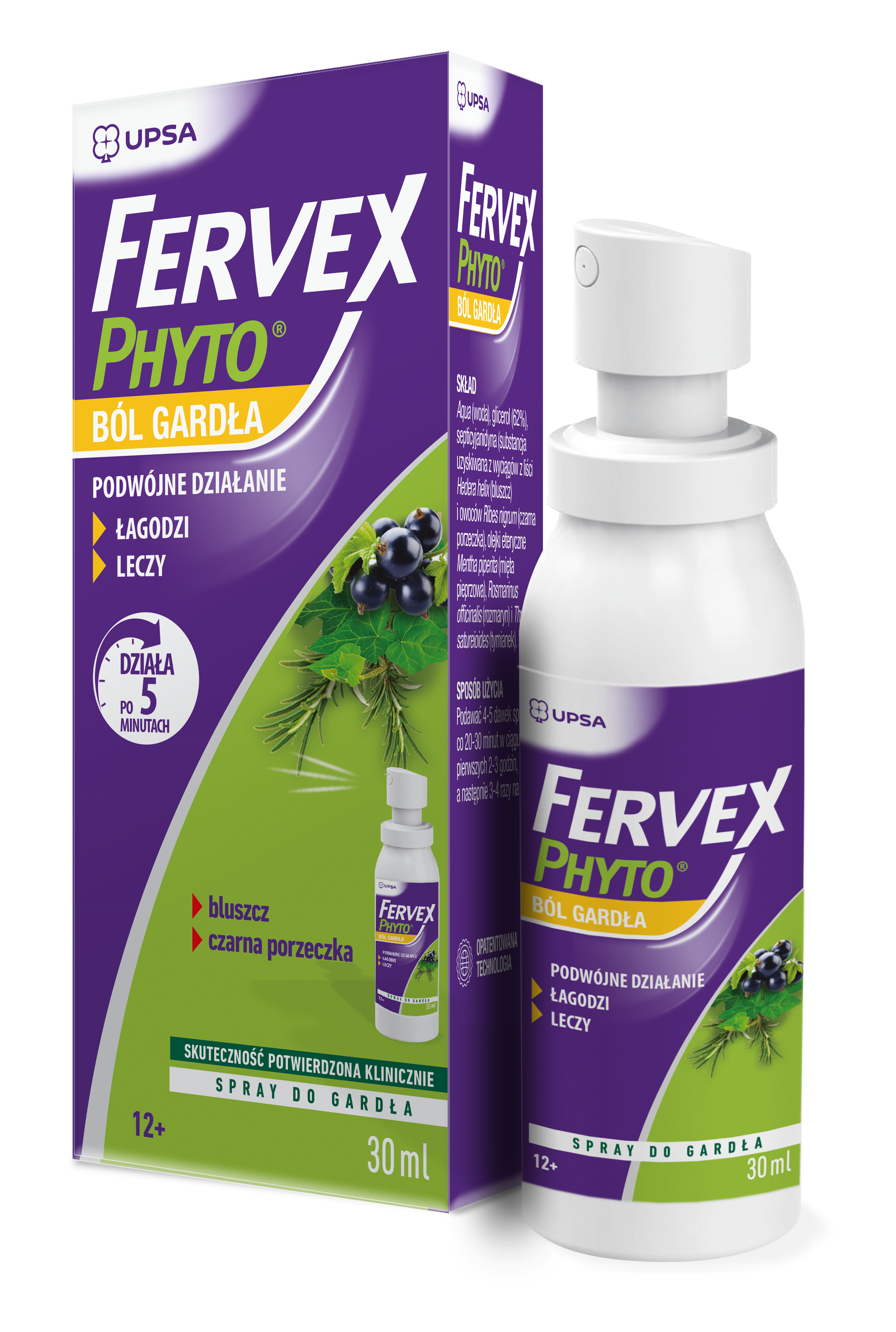 Fervex Phyto Ból Gardła spray 30 ml  zdjęcie