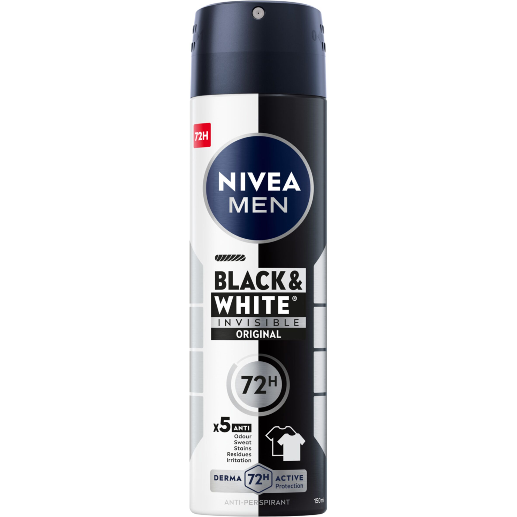 Nivea Men Black&White Invisible Original antyperspirant spray 150 ml zdjęcie