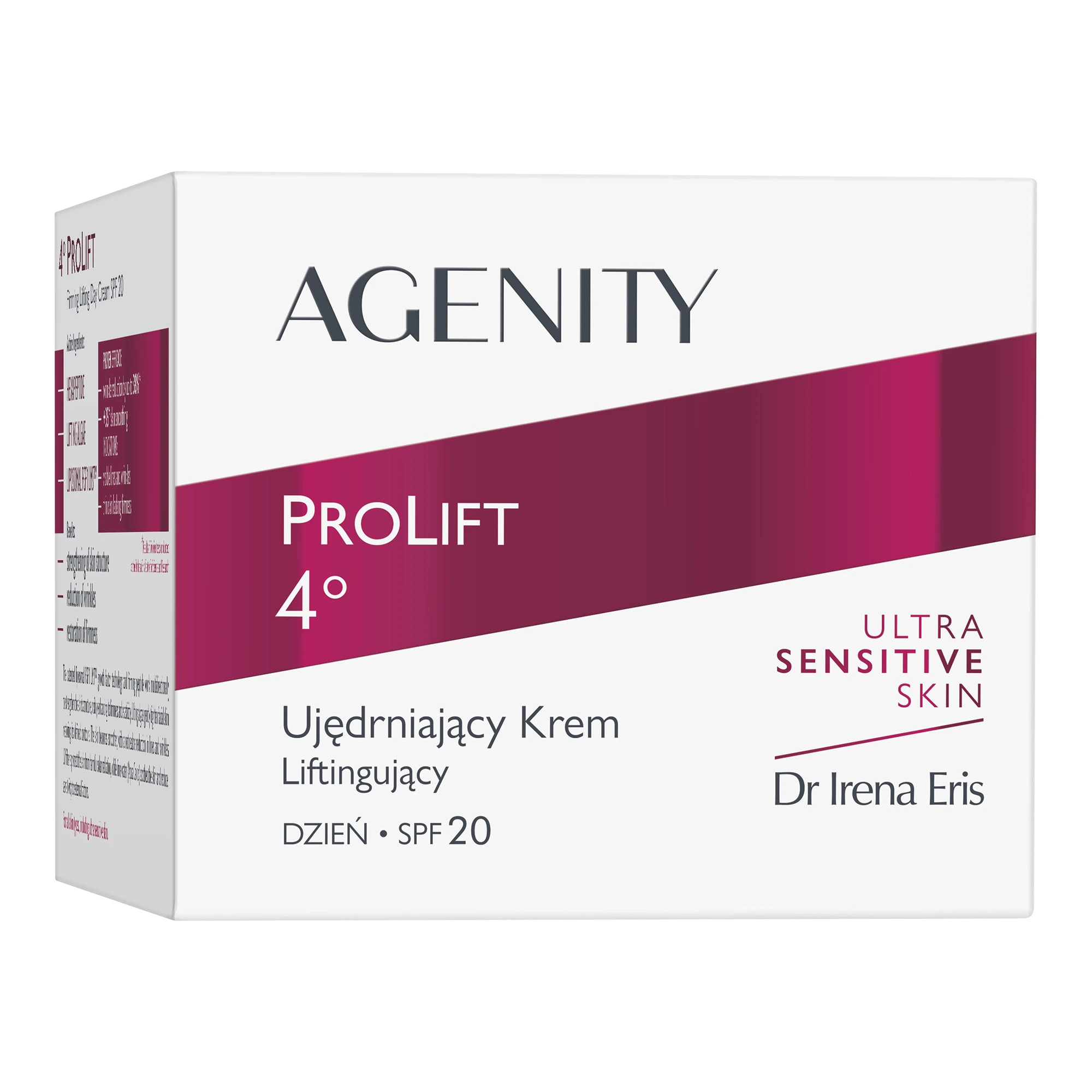 Agenity Prolift 4°, Krem liftingujący ujędrniający na dzień SPF 20, 50 ml zdjęcie