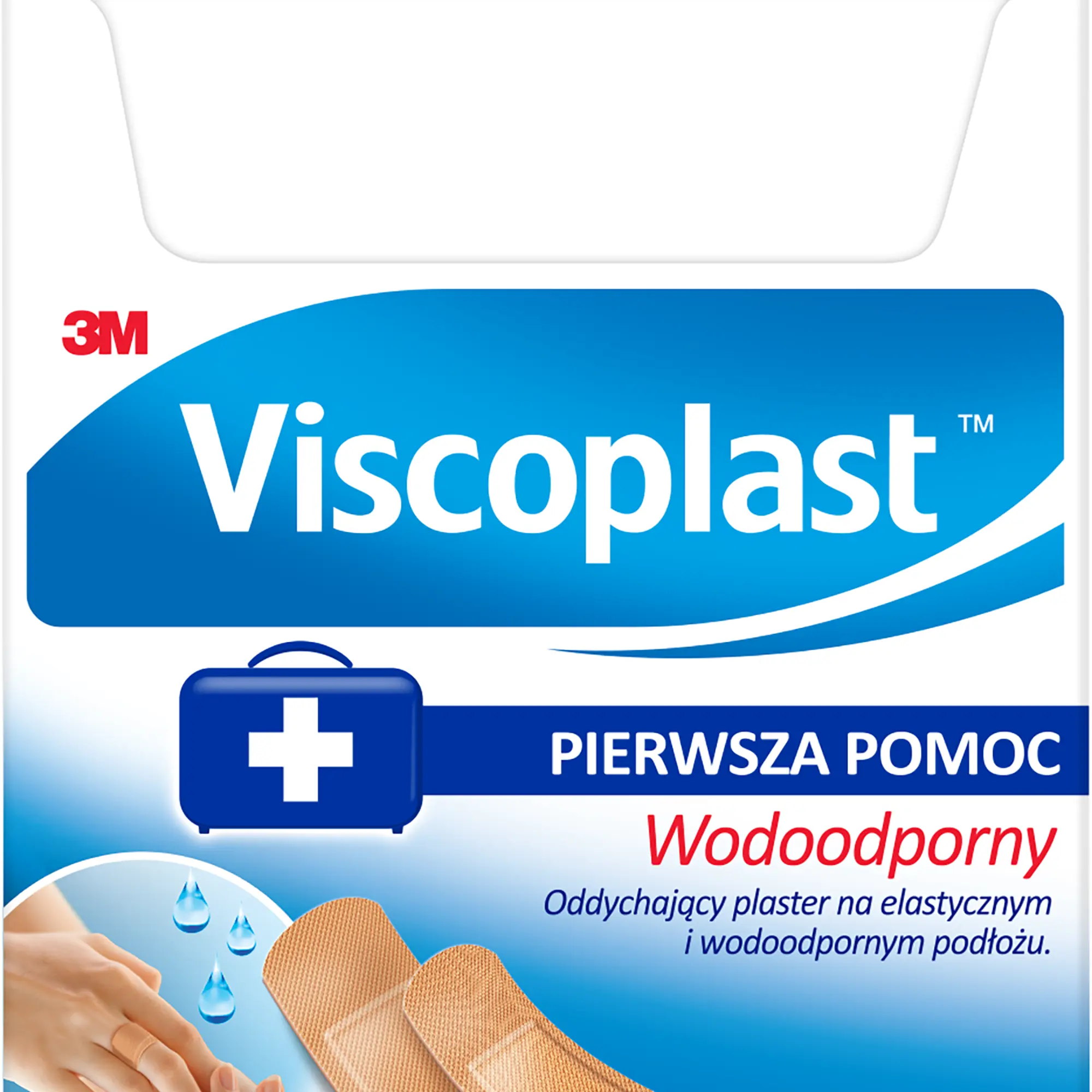 Plastry Wodoodporny 72mm x 25mm 100 sztuk Viscoplast zdjęcie