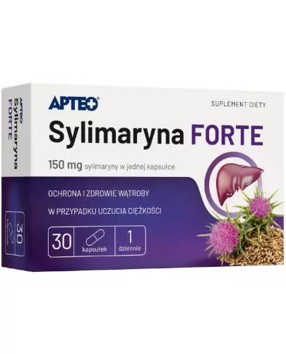 Apteo Sylimaryna Forte 30 kapsułek zdjęcie