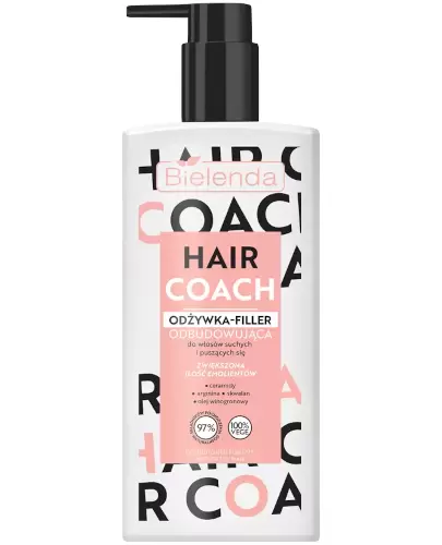 Bielenda Hair Coach Odżywka-Filler odbudowująca do włosów suchych i puszących 280 ml zdjęcie