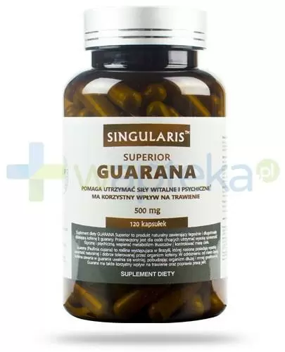Singularis Superior Guarana 500mg 120 kapsułek zdjęcie