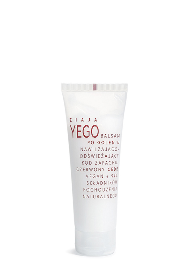 Ziaja yego balsam po goleniu nawilżająco-odświeżający czerwony cedr 80 ml zdjęcie