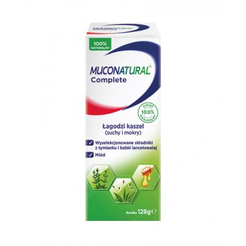 MucoNatural Complete syrop na kaszel suchy i mokry 128 g