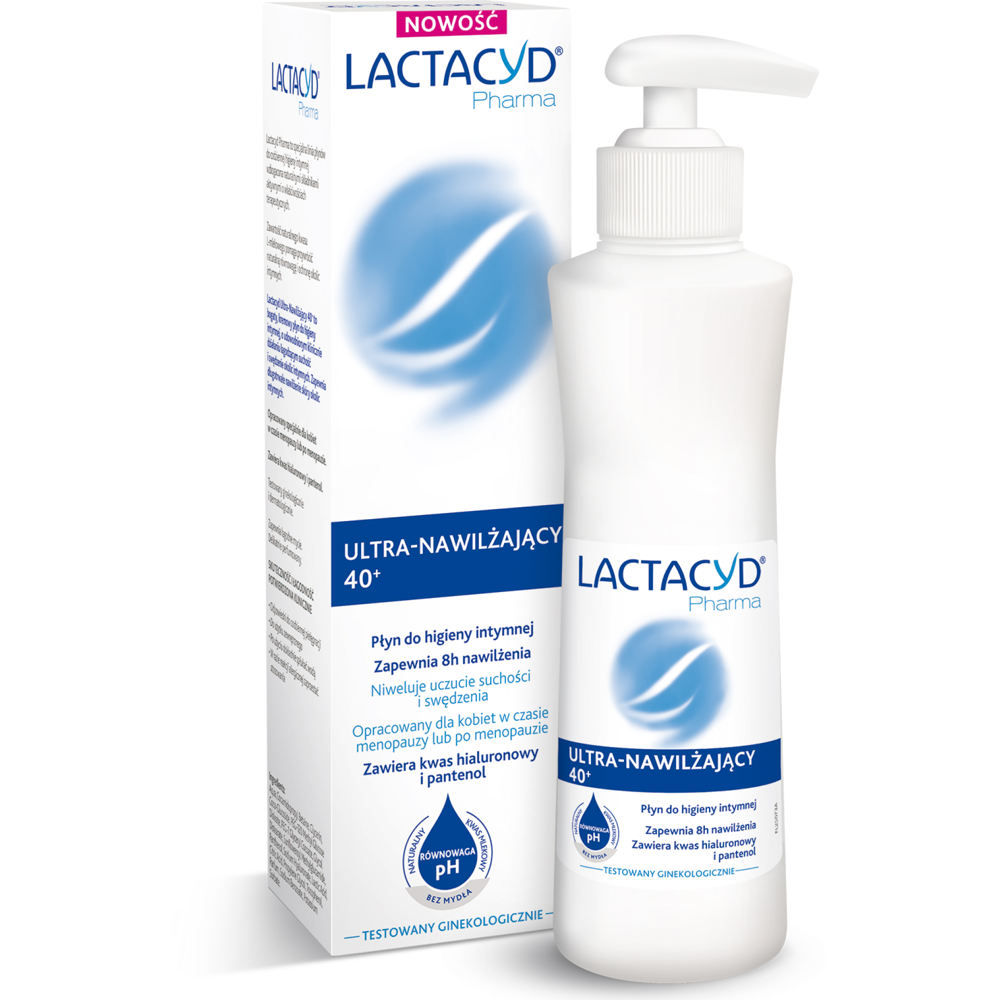 Lactacyd Pharma ultra-nawilżający 40+ płyn do higieny intymnej 250 ml zdjęcie