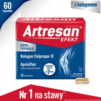 Artresan Efekt AprèsFlex® kolagen na stawy, kapsułki, 60 sztuk