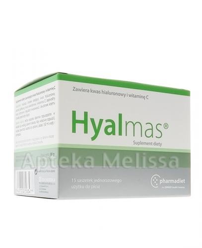 HYALMAS Proszek z kwasem hialuronowym - 15 sasz. W chorobie zwyrodnieniowej stawów. zdjęcie