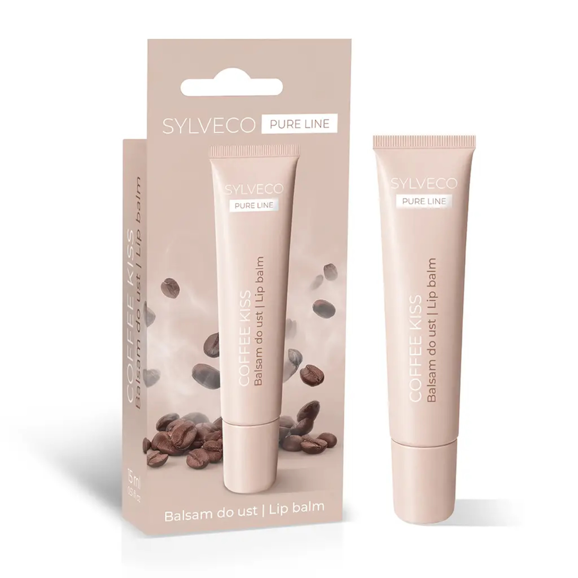 Sylveco Pure Line, Balsam do ust Coffee Kiss, 15 ml zdjęcie