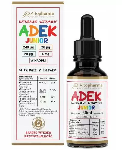 Altopharma Witamina ADEK Junior Complex w kroplach 30 ml zdjęcie